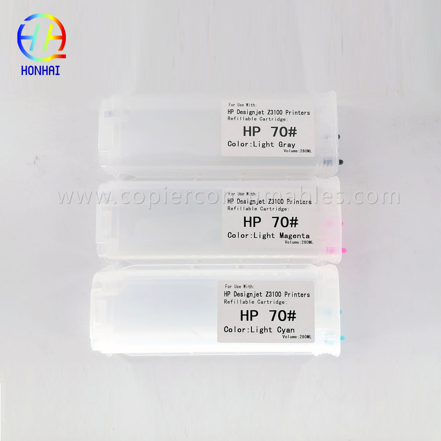 12 pakiranja praznih spremnika s tintom za HP 70 DesignJet Z3100 280 ml (2) 拷贝