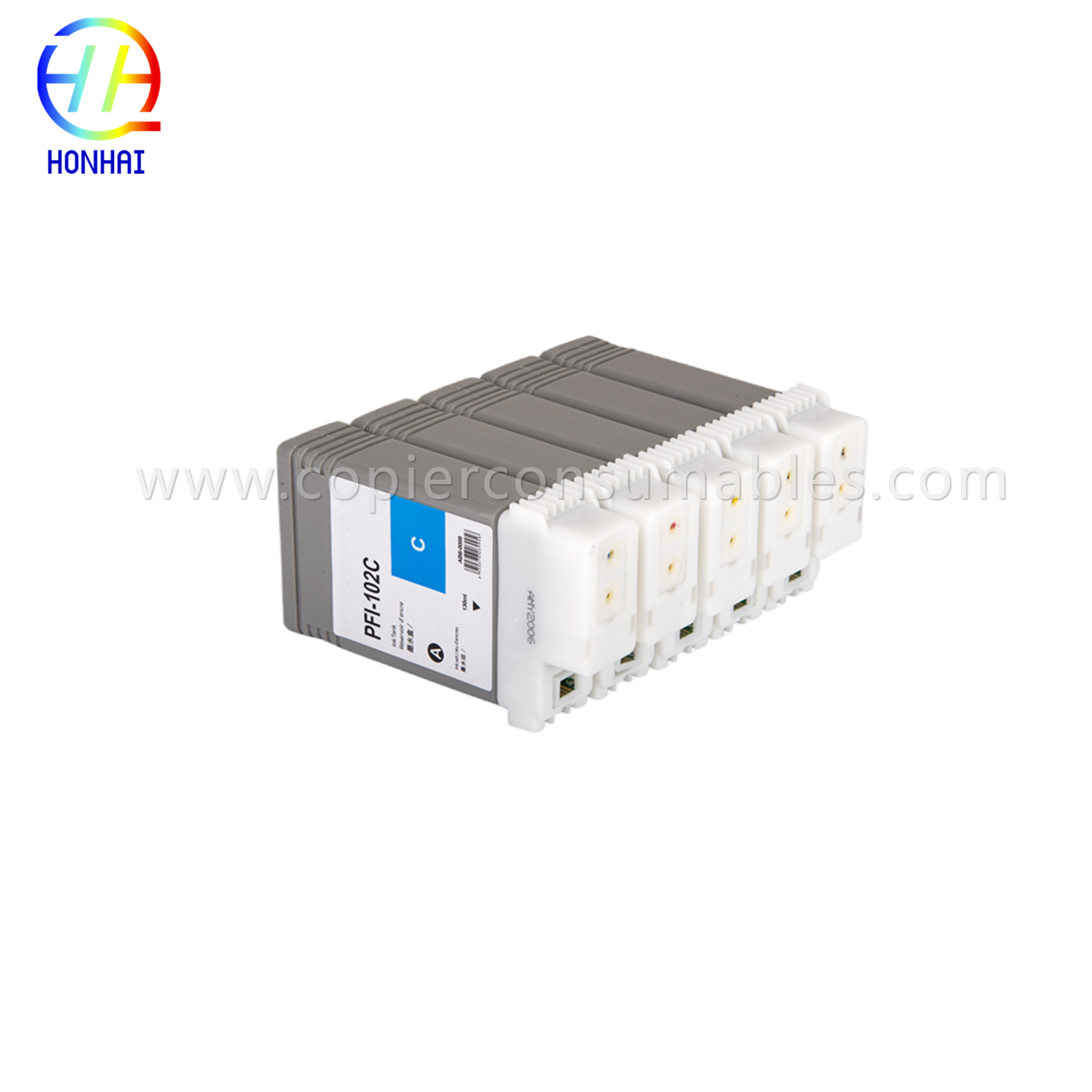 Cartuccia d'inchiostro per Canon imagePROGRAF IPF500 IPF510 IPF600 IPF605 IPF610 IPF650 IPF655 IPF700 IPF710 IPF720 IPF750 IPF755 IPF760 IPF76 (130 ml PFI-102 0895B001AA) (1)