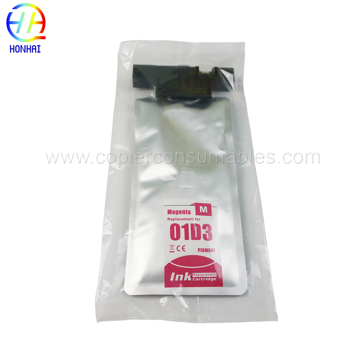 Ink bag for Epson WorkForce Pro WF-C529RWF-C529RDTWWF-C579RDTWFWF-C579RD2TWFWF-C579RDWF Series T01D3 (M) 220 ml (2)