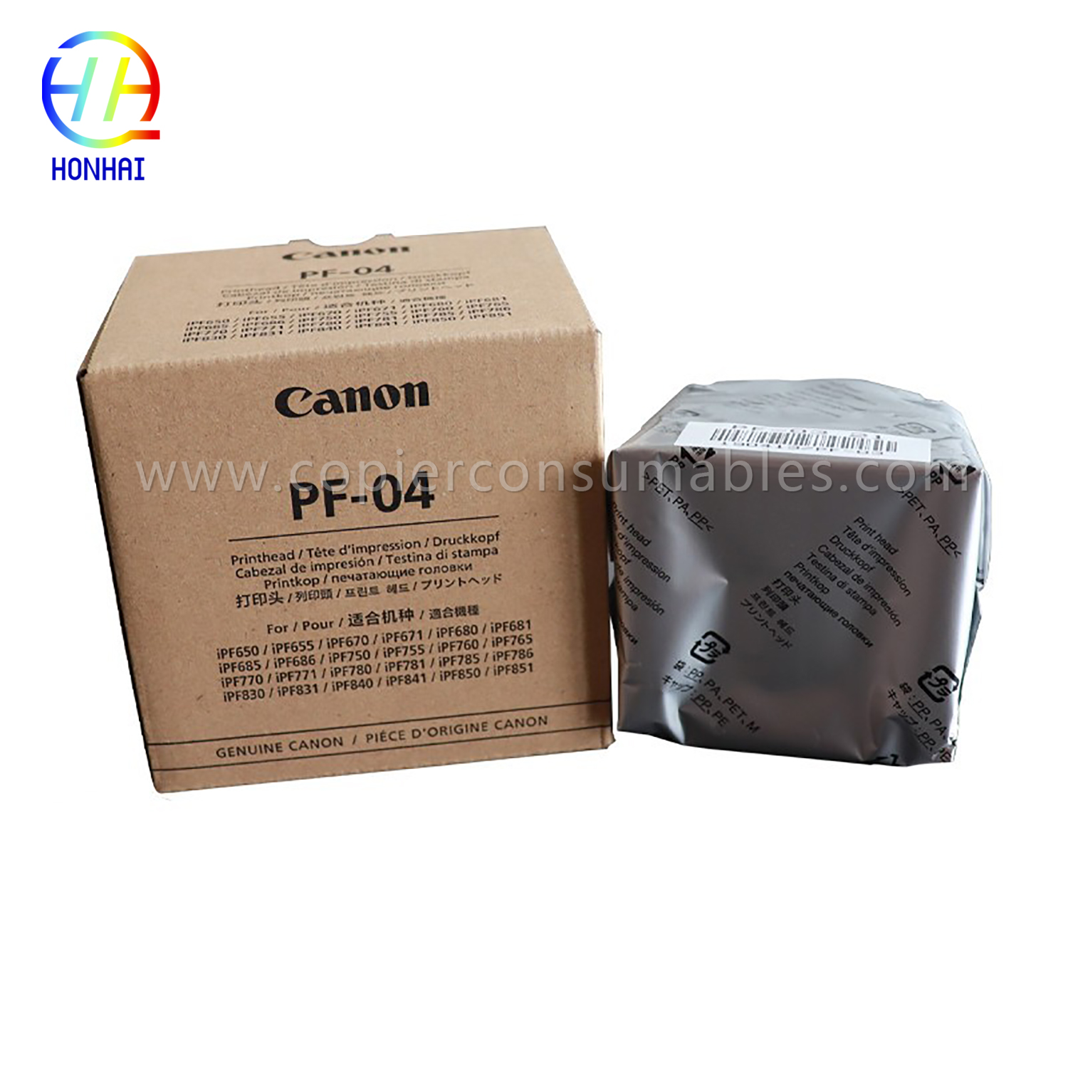 Cabeça de impressão para Canon Plotter Ipf 650 655 750 755 760 765 (PF-04) (1)