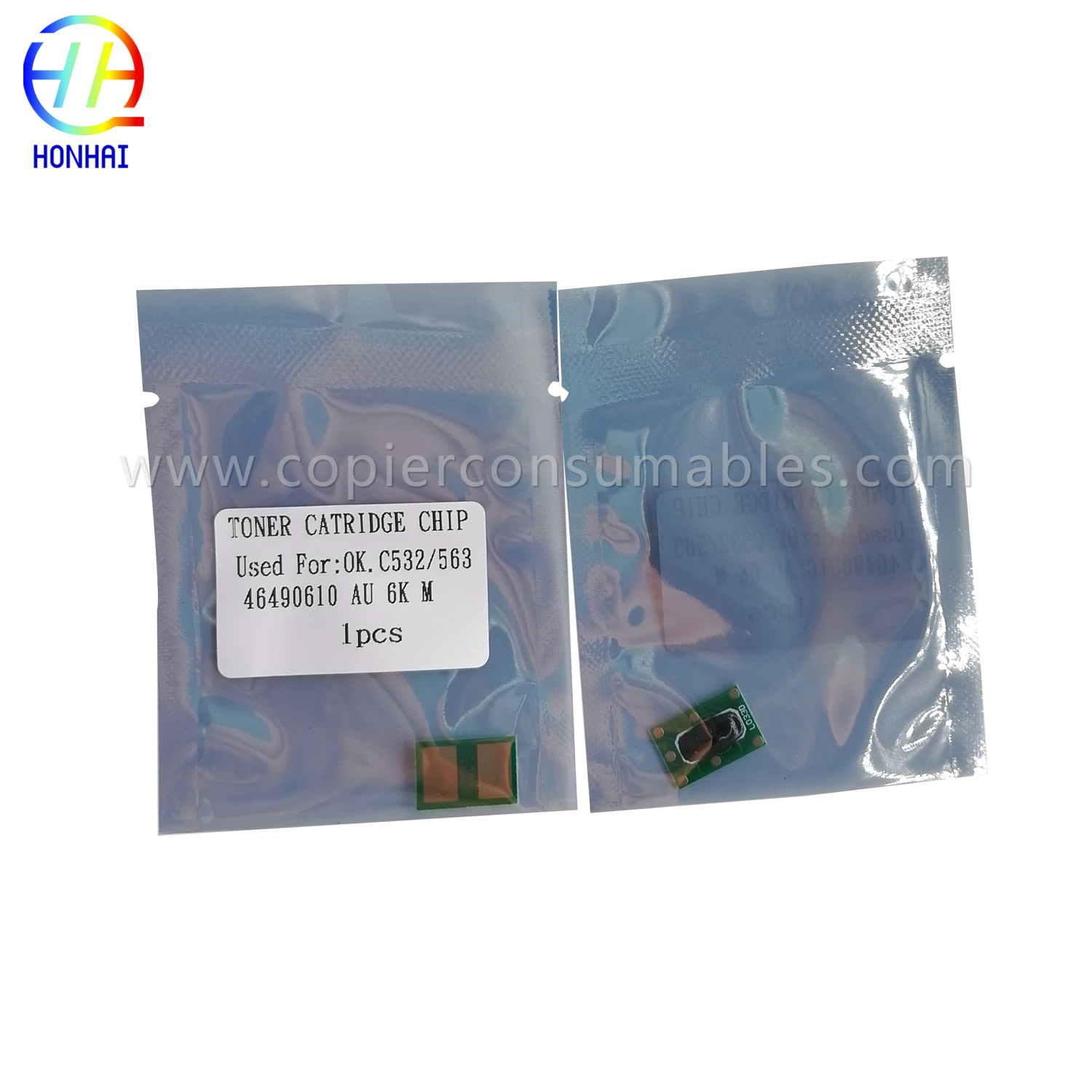 Toner Cartridge Chip para sa OKI C532DN MC573DN 6K 46490610 46490611 46490609 46490612(1) 拷贝