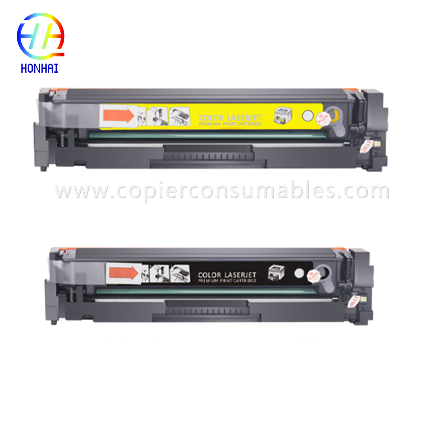 Tonerpatron til HP Color Laserjet PRO Mfp M180 M180n M181 M181fw M154A M154nw (CF531A CF532A CF533A) (2) 拷贝