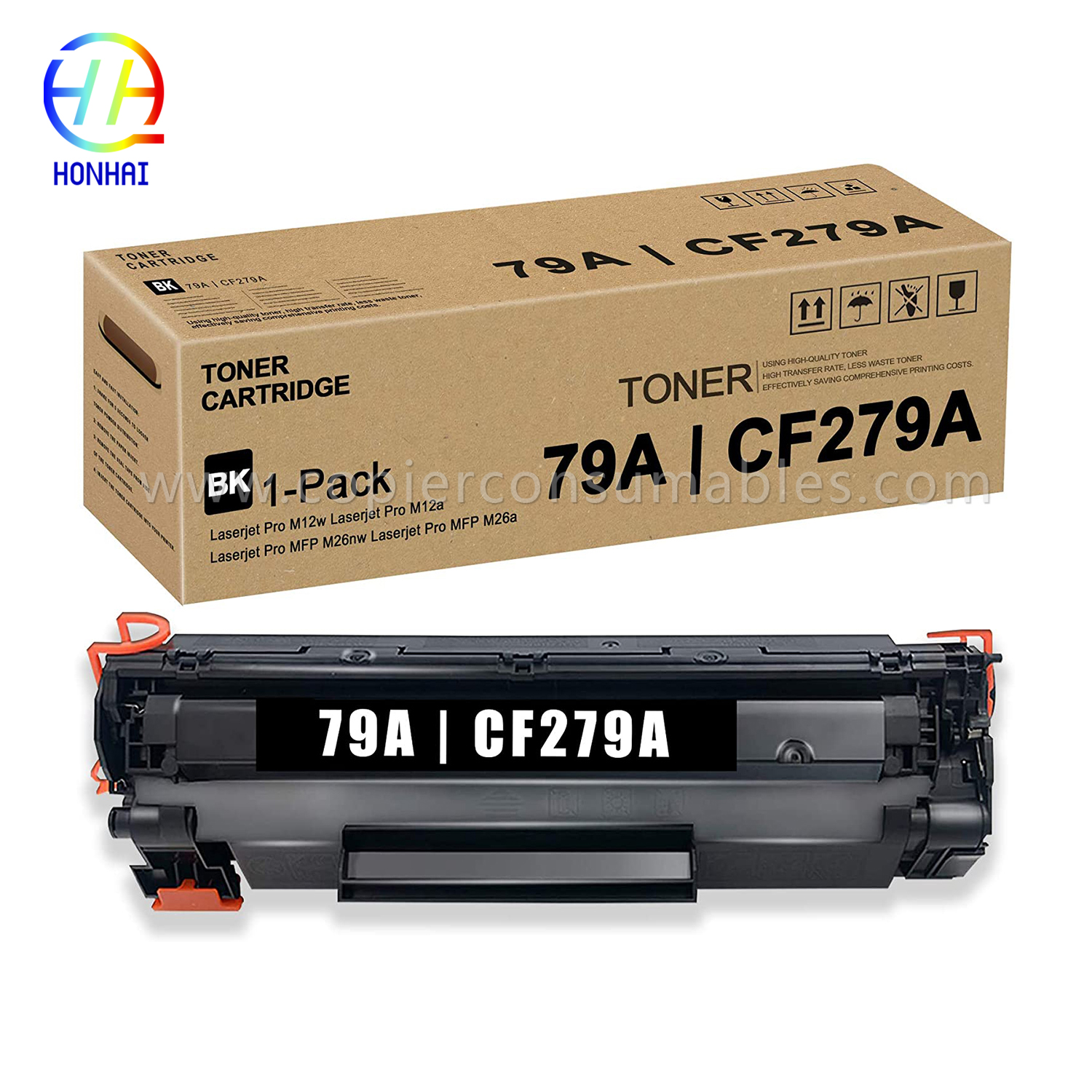 Тонер-картридж для HP Laserjet PRO M12W Mfp M26 M26nw (CF279A) 拷贝