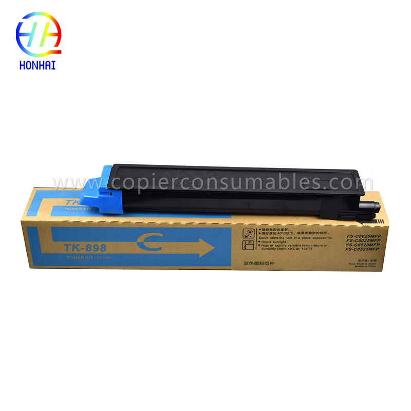 Toner Cartridge kanggo Kyocera KM FS-C8020MFP C8025MFP C8520MFP C8525MFP TK-898