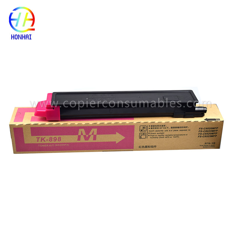 Tonerkassett for Kyocera KM FS-C8020MFP C8025MFP C8520MFP C8525MFP TK-898