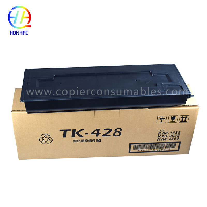 Toner Cartridge pikeun Kyocera Km 1635 2035 Km2550 Tk-428 TK428