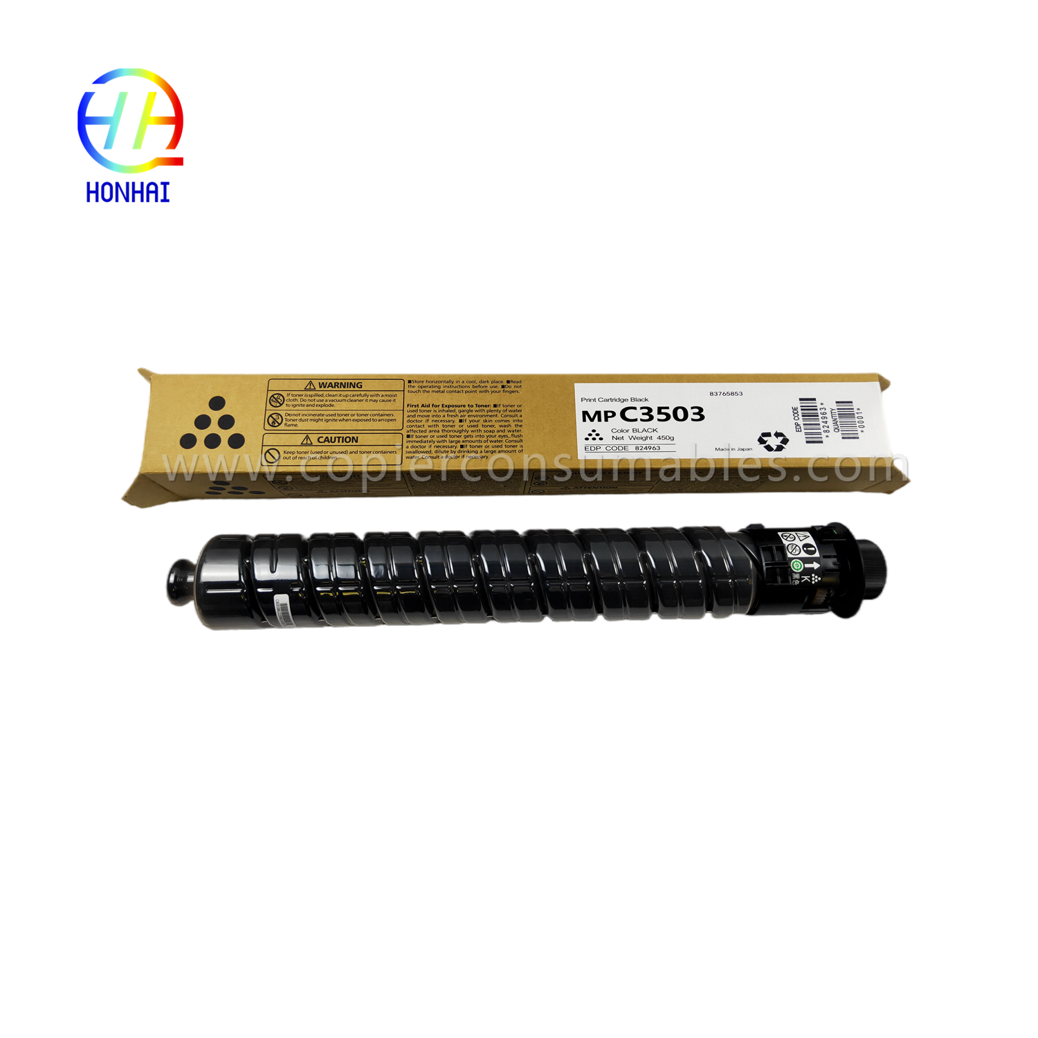 Toner cartridge yepakutanga poda yeRicoh MPC3503 MP C3003 C3004 C3503 C3504 841813 841817 (1)